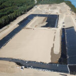 Water treatment plant ponds